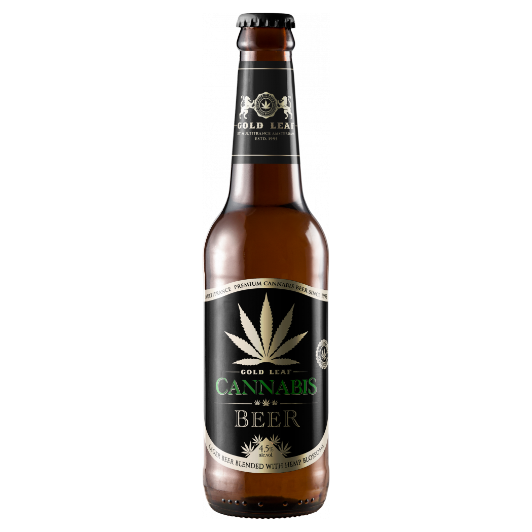 Multitrance Amsterdam - Gold Leaf Бира с Канабис 330ml 4.5%