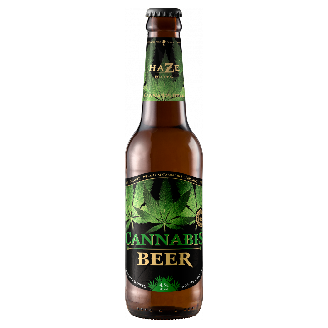 Multitrance Amsterdam - Green Leaf Бира с Канабис 330ml 4.5%